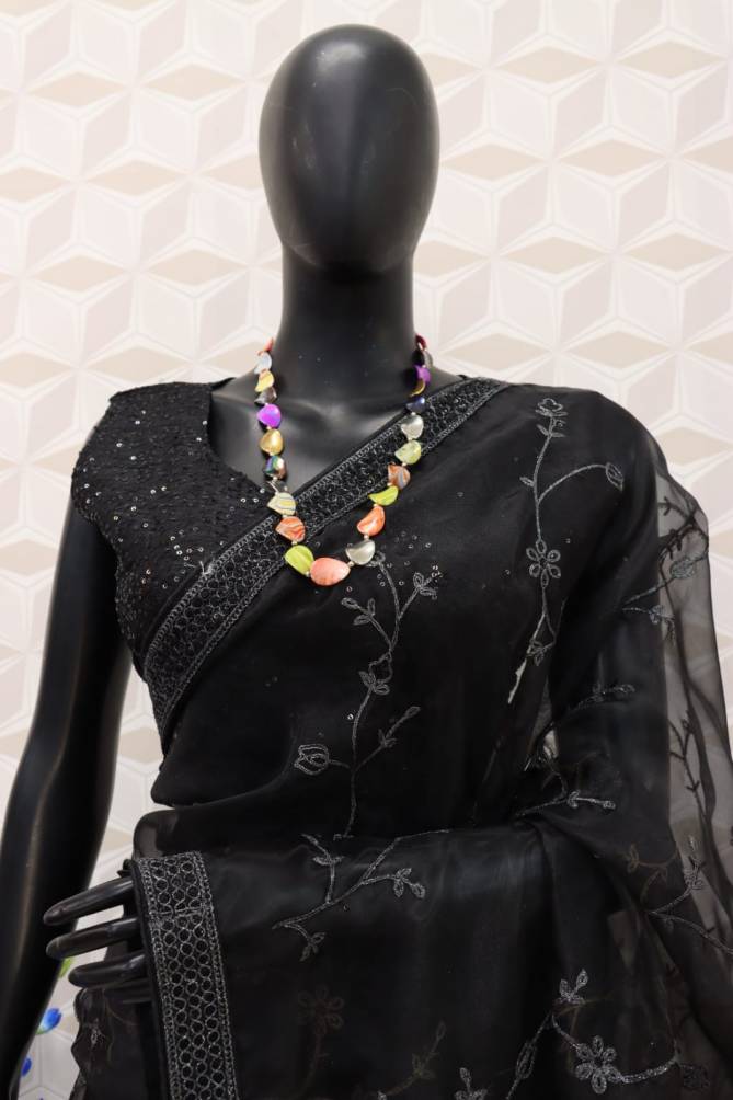 Radhika 275 Fancy Stylish Party Wear Organza Silk Saree Collection